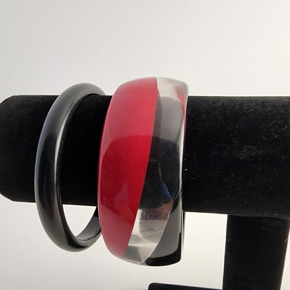 Set of 4 bangle bracelets - Picture 5 of 6